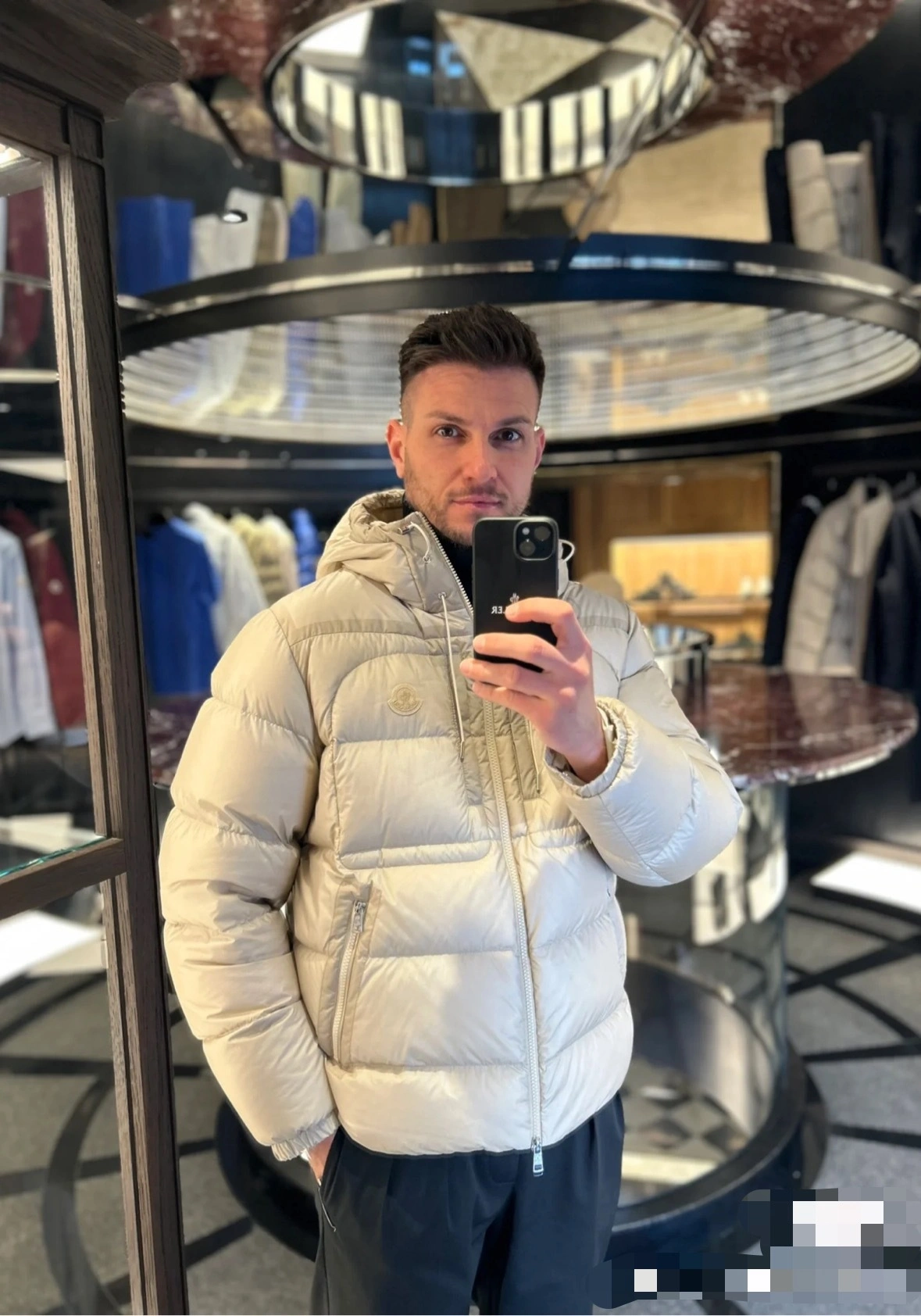 wg.luxury- 7o9385r Down jacket 90 white goose down 2colour item:E-F431J2409-2